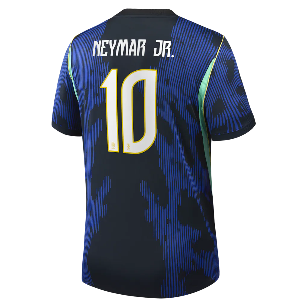 Brazil National Team Jordan Brand Youth 2026 Away Stadium Replica Jersey  - Blue