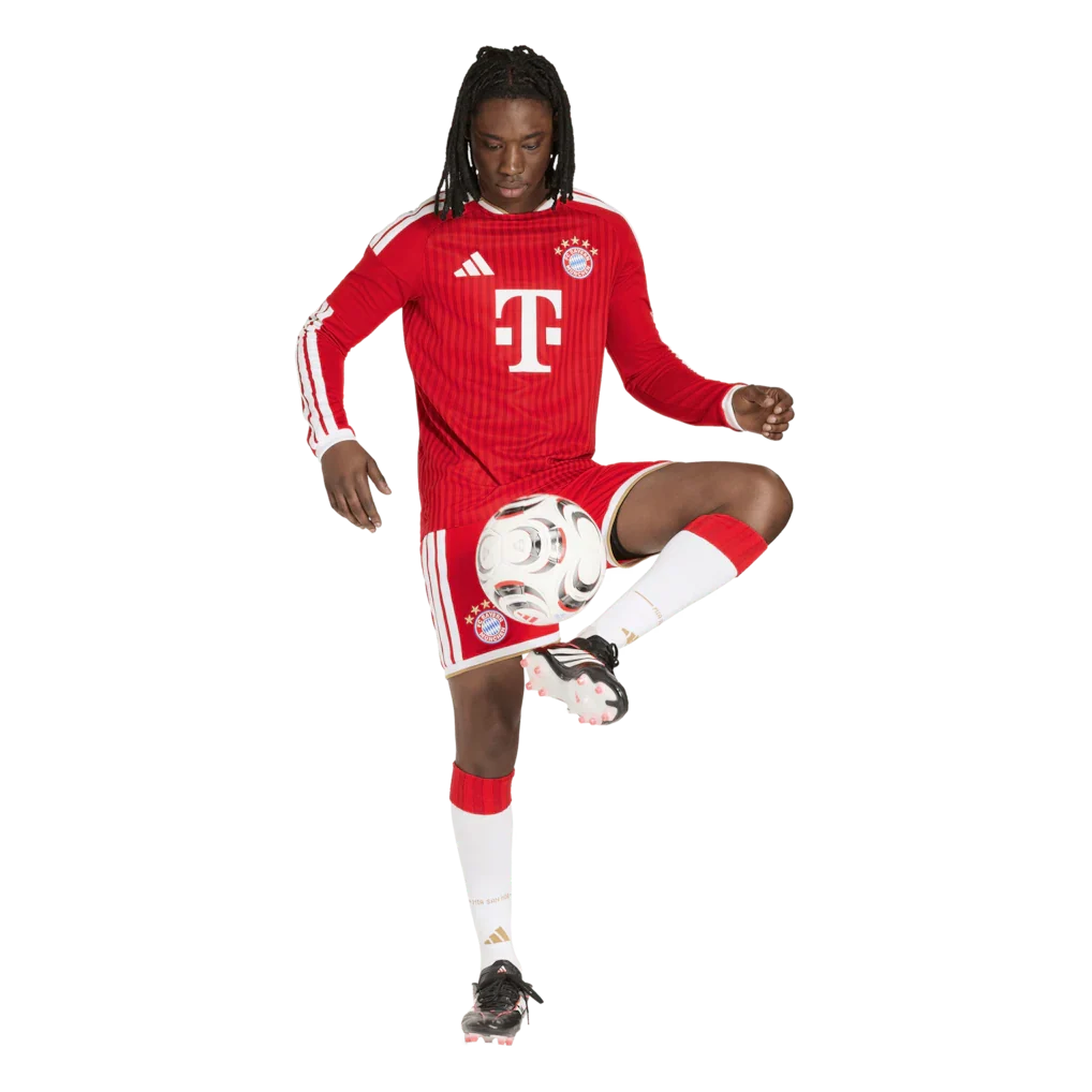 Bayern Munich adidas 2026/27 Home Replica Long Sleeve Jersey - Red