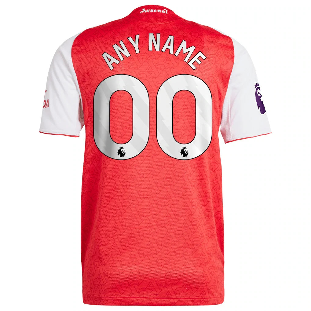 Arsenal adidas 2025/26 Home Authentic Custom Jersey - Red