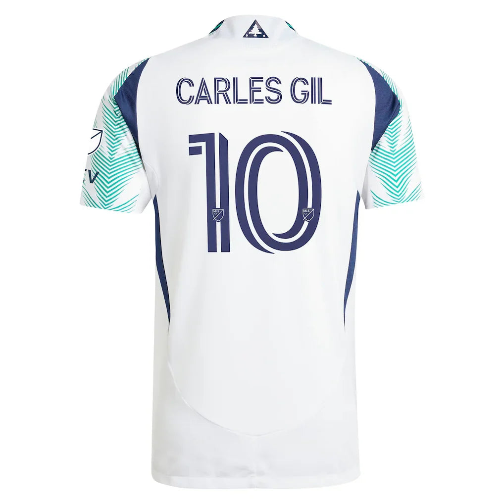 Carles Gil New England Revolution adidas 2025 Eastern White Pine x Flag of New England Authentic Player Jersey - White