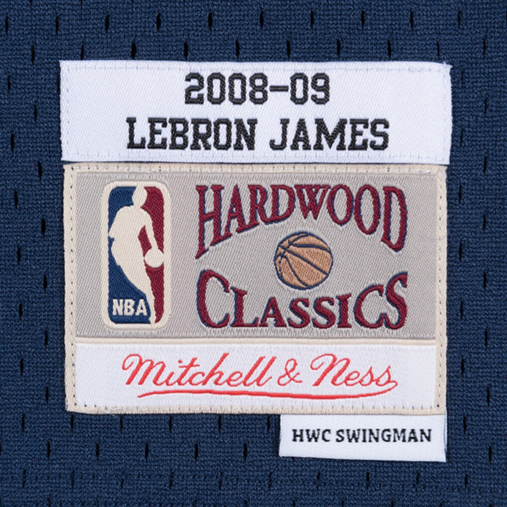 LeBron James Cleveland Cavaliers Mitchell & Ness Hardwood Classics Swingman Jersey - Navy