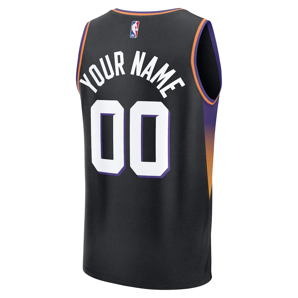 Phoenix Suns Fanatics Fast Break Custom Jersey - Icon Edition - Black
