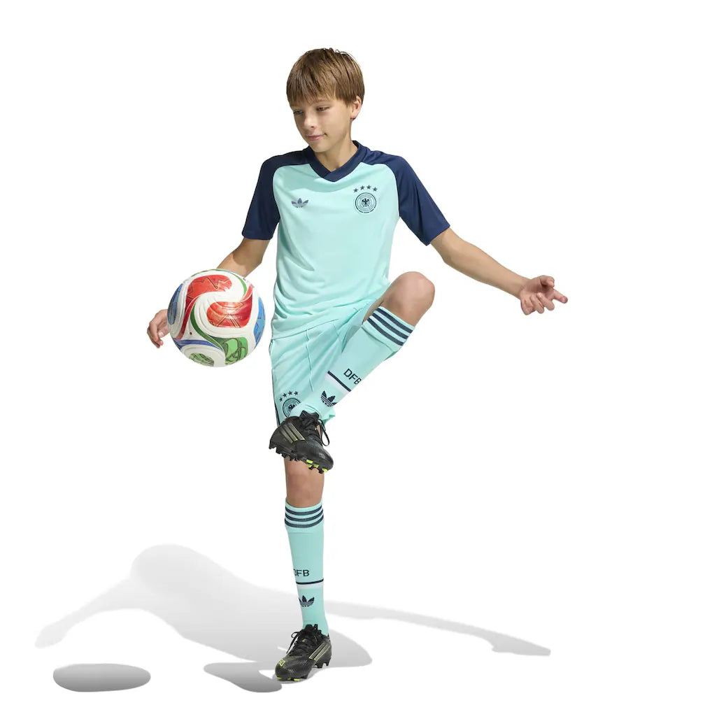 Germany National Team adidas Youth 2026 Pre-Match Top - Turquoise