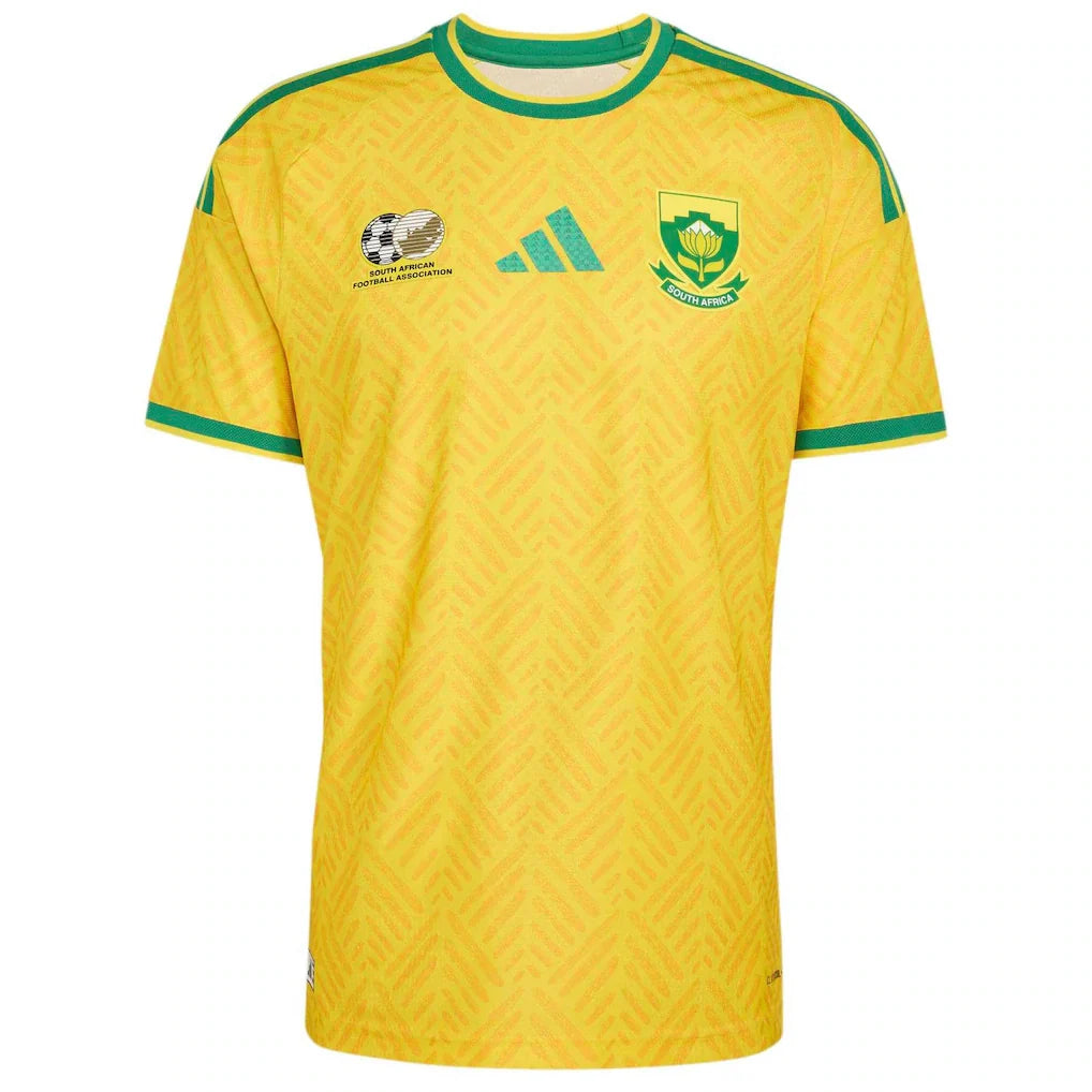 South Africa National Team adidas Home On-Field Authentic Jersey - Yellow