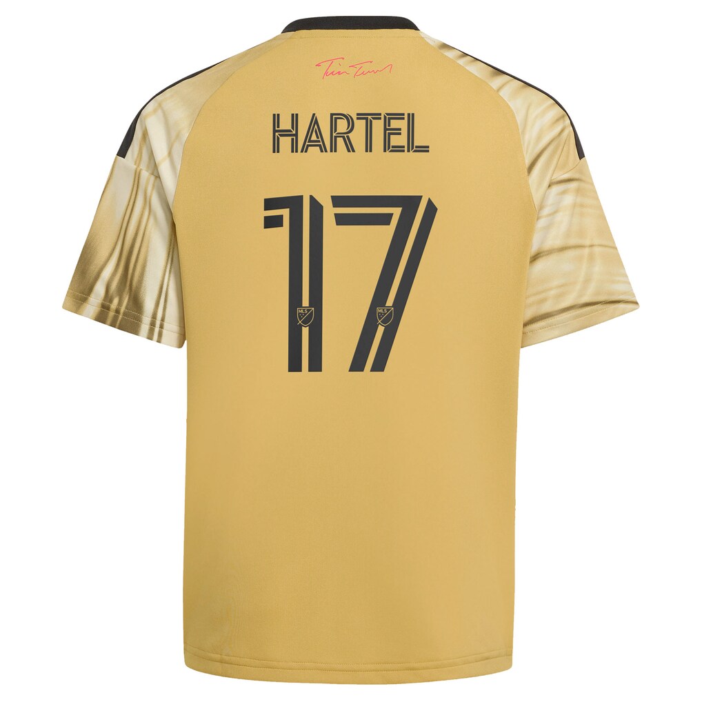 Marcel Hartel St. Louis CITY SC adidas Youth 2026 The Tina Turner Kit Replica Jersey - Yellow