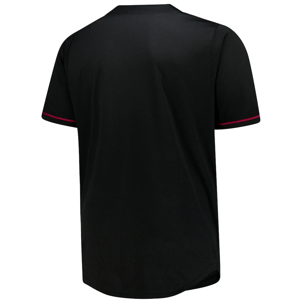 Cleveland Cavaliers Fanatics Big & Tall Pop Full-Button Jersey - Black