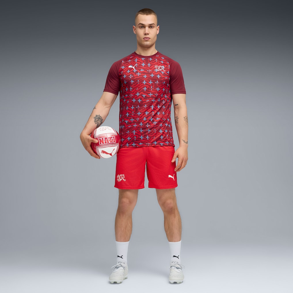 Switzerland National Team Puma 2026 Pre-Match Top - Red