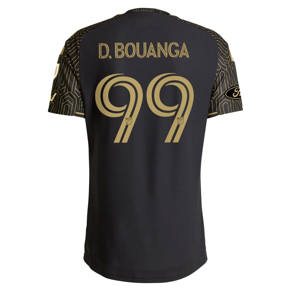 Denis Bouanga LAFC adidas 2026 2026 Primary Kit On-Field Authentic Patch Jersey - Black