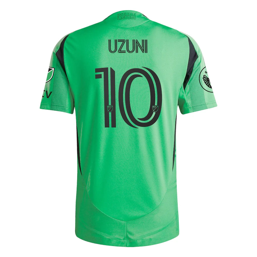 Myrto Uzuni Austin FC adidas 2025 The Heartbeat On-Field Authentic Jersey – Green