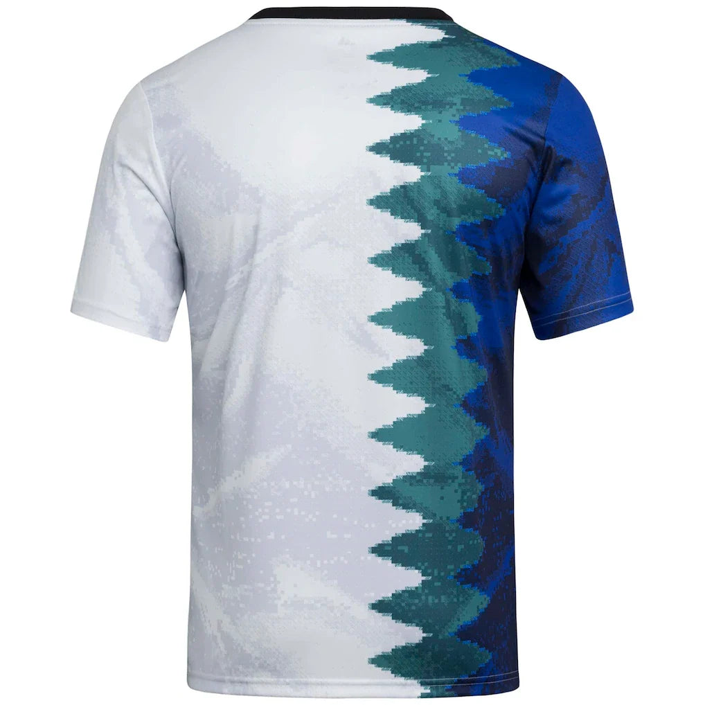 Austin FC adidas Youth 2025 Gaming AEROREADY Pre-Match Top - White