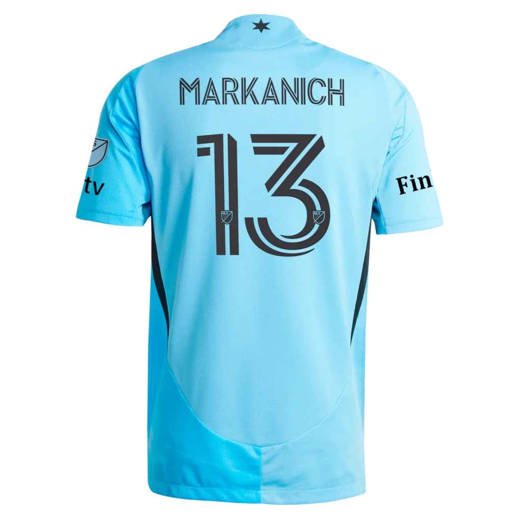 Anthony Markanich Minnesota United FC adidas 2025 CONVERGENCE On-Field Authentic Jersey – Blue