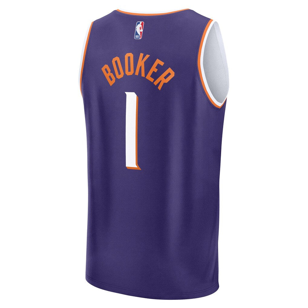 Devin Booker Phoenix Suns Fanatics Big & Tall Fast Break Jersey - Icon Edition - Purple