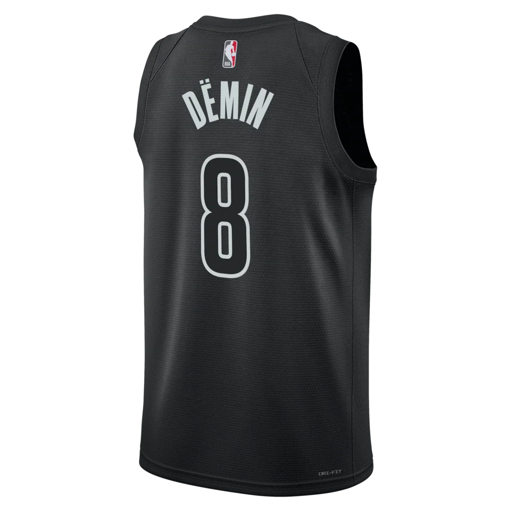 Egor Dëmin Brooklyn Nets Jordan Brand Unisex  Swingman Jersey - Statement Edition - Black