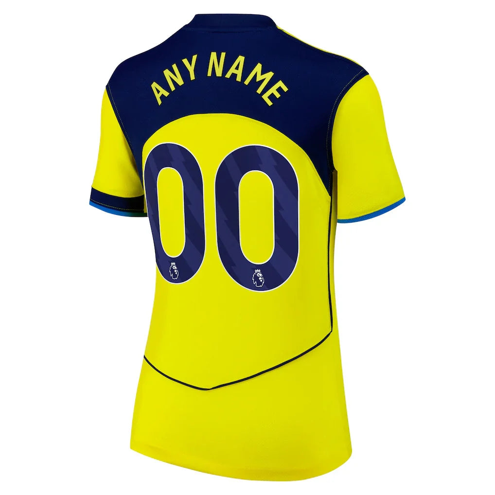 Tottenham Hotspur Nike Women's 2025/26 Third Replica Custom Jersey - Yellow