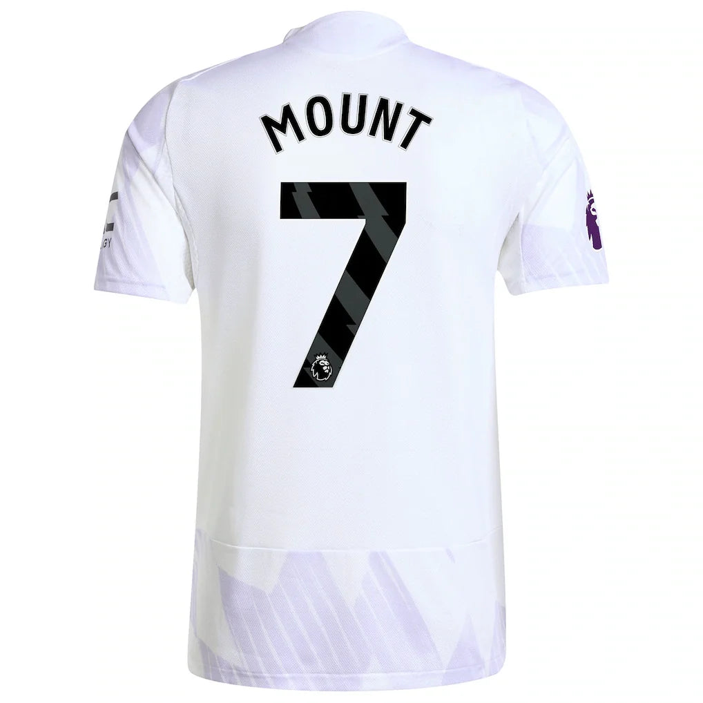 Mason Mount Manchester United adidas 2025/26 Away Authentic Player Jersey - White