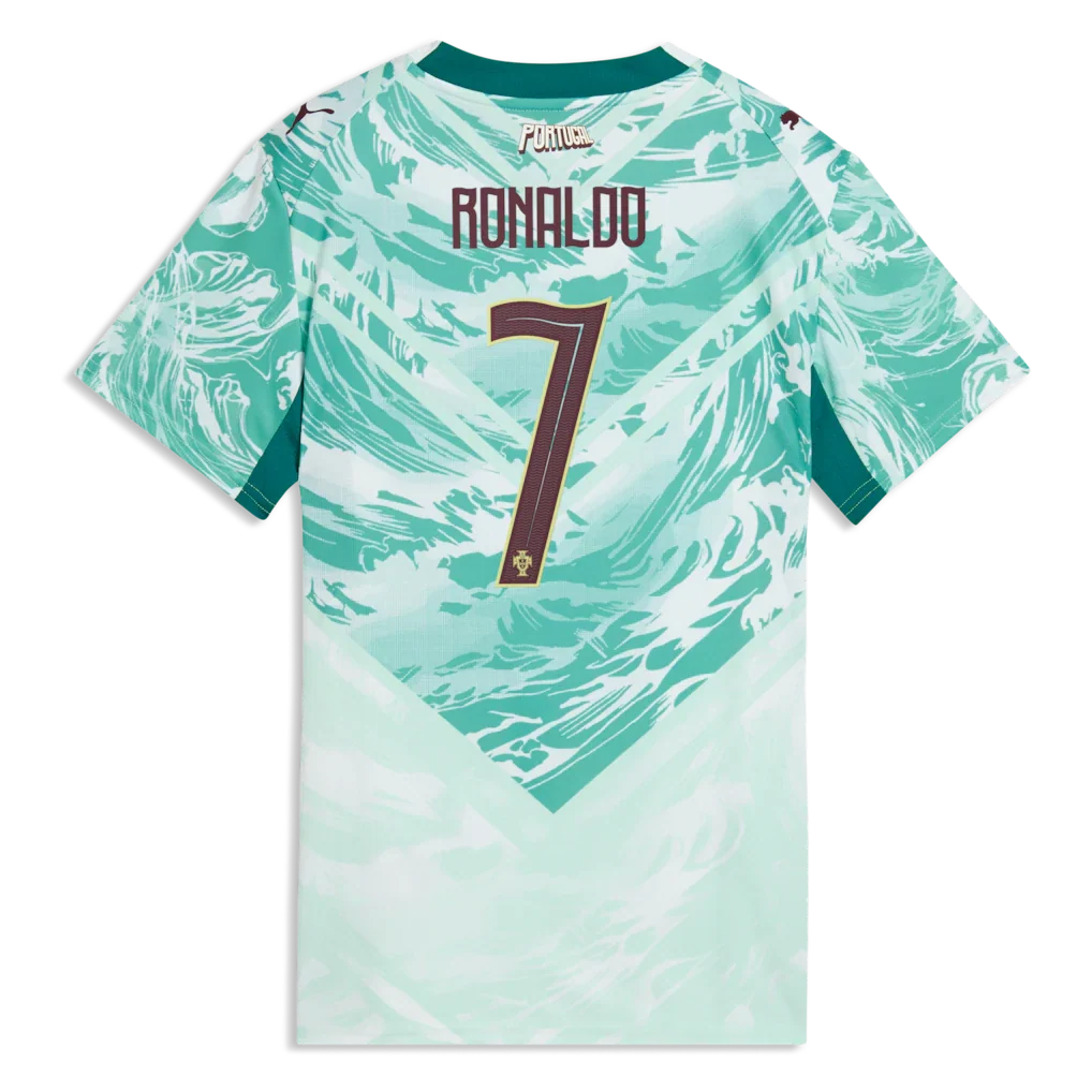 Cristiano Ronaldo Portugal National Team Puma Women's 2026 Away Replica Jersey - Green