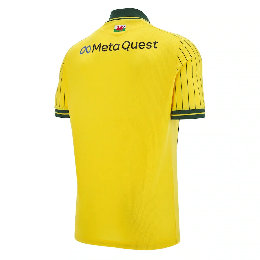 Wrexham Macron Youth 2025/26 Away Replica Jersey - Yellow