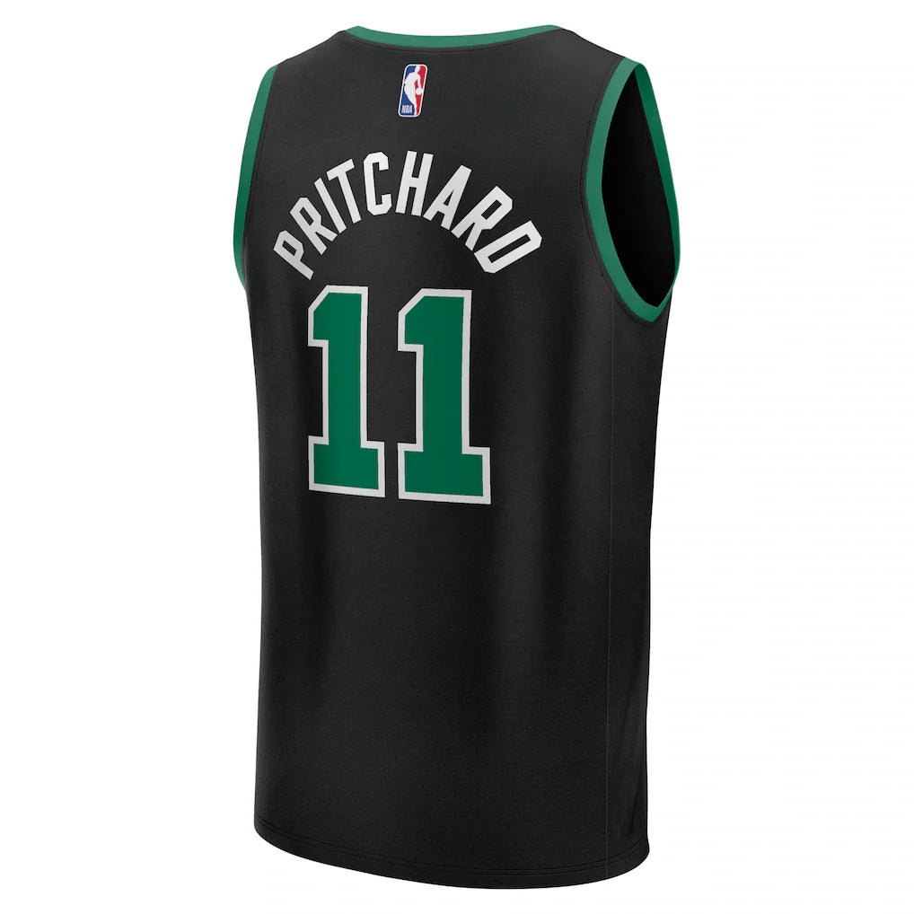 Payton Pritchard Boston Celtics Fanatics Fast Break Replica Player Jersey - Statement Edition - Black