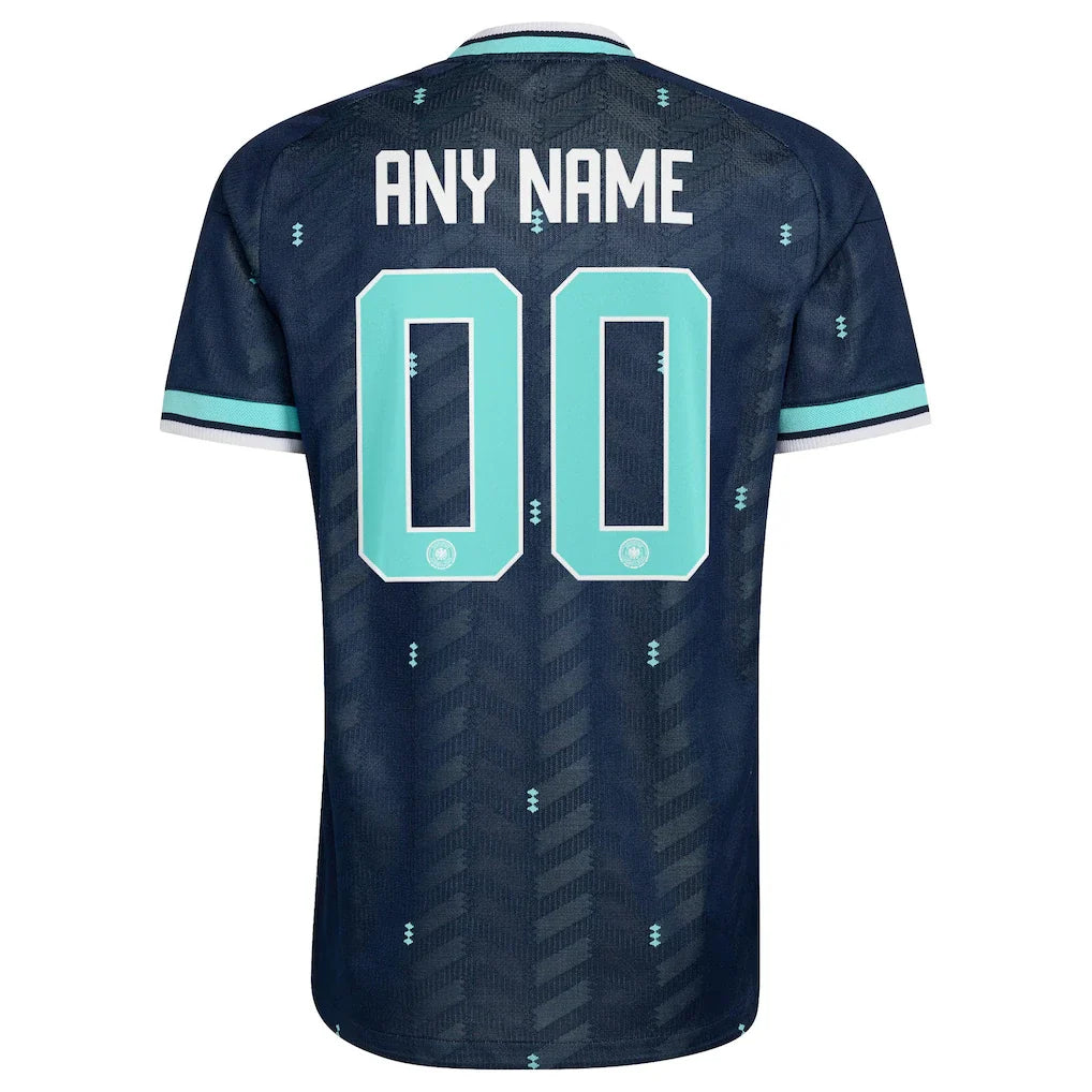 Germany National Team adidas 2026 Away On-Field Authentic Custom Jersey - Navy