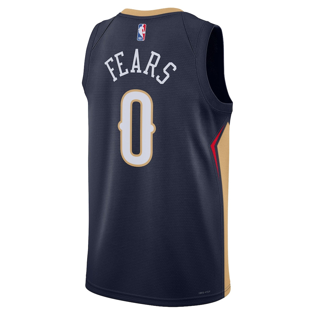 Jeremiah Fears New Orleans Pelicans Nike Unisex Swingman Jersey - Icon Edition - Navy