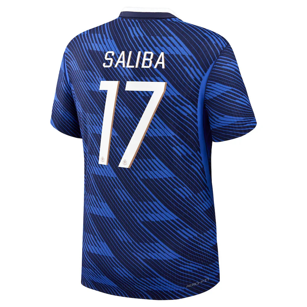 William Saliba France National Team Nike 2026 Home Match Authentic Jersey - Blue
