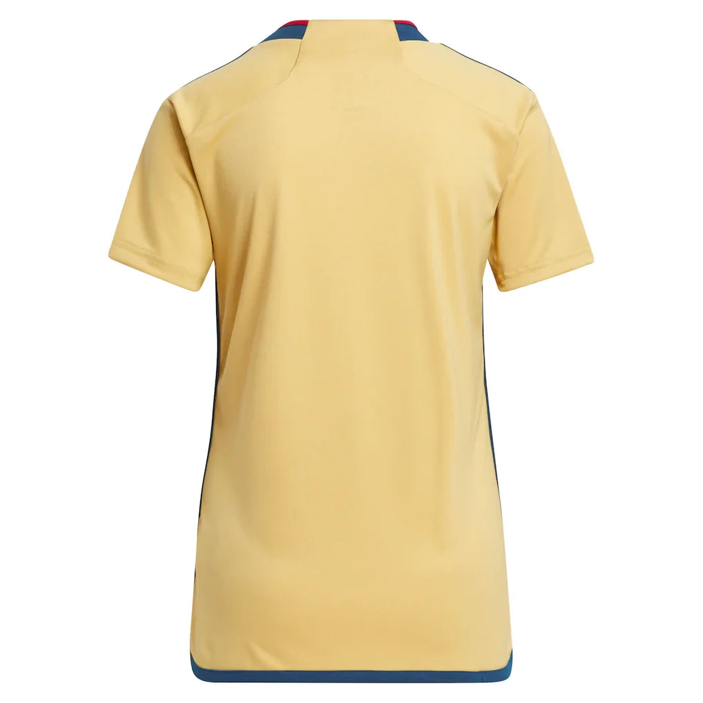 Real Salt Lake adidas Women's 2023 The Beehive State Kit Replica Jersey - Gold