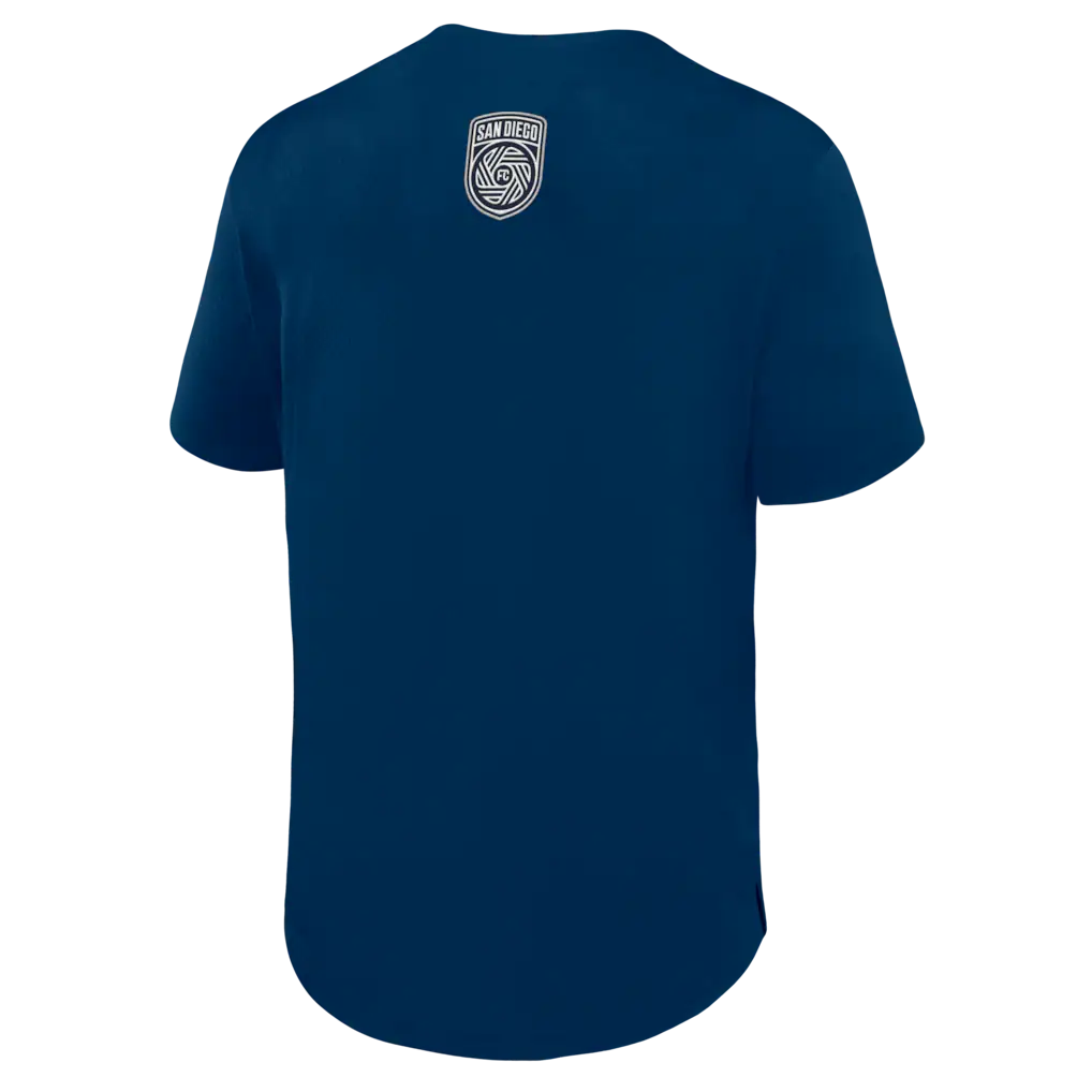 San Diego FC Fanatics Maximum Intensity Button-Up Jersey  - Navy