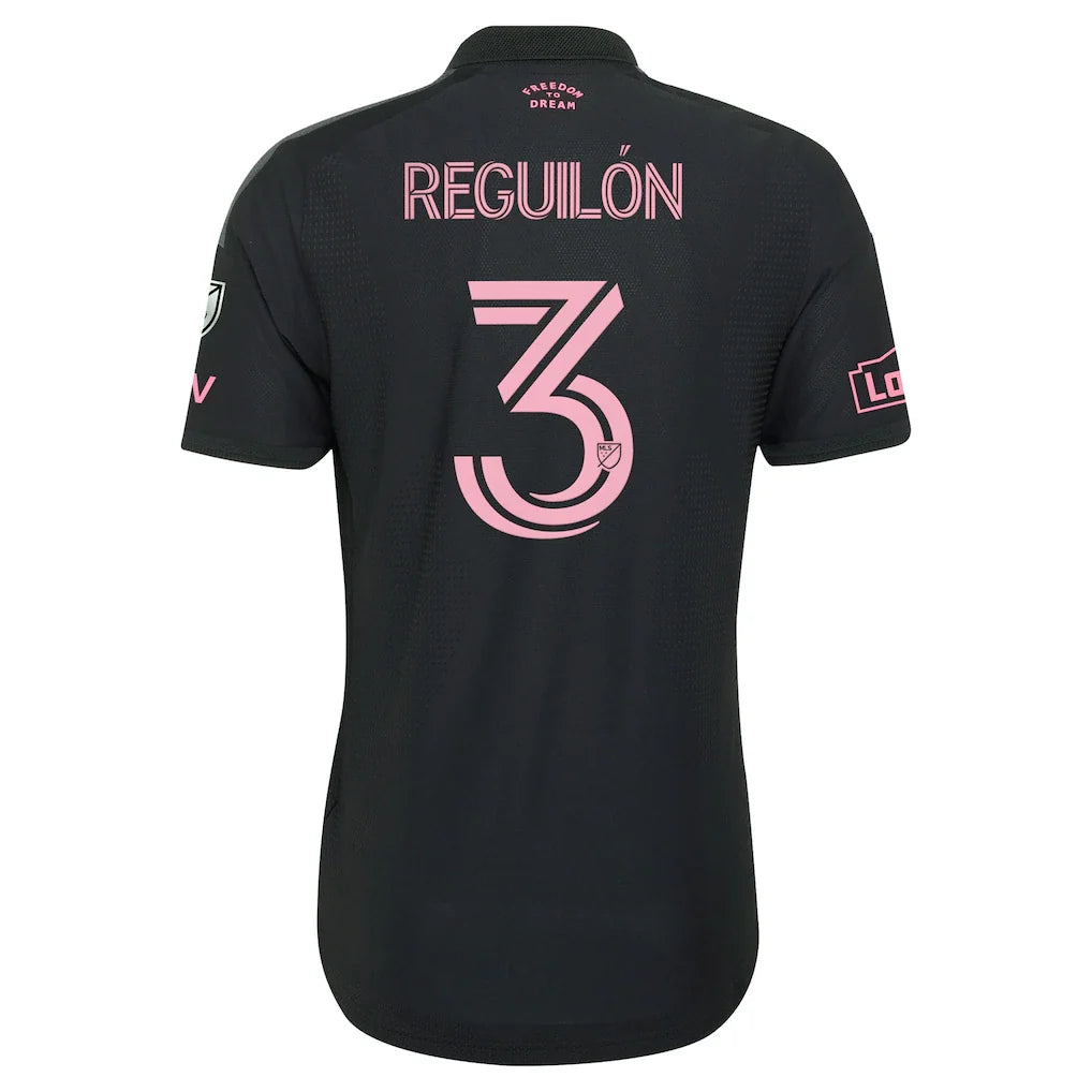 Sergio Reguilón Inter Miami CF adidas 2026 Presagio On-Field Authentic Patch Jersey - Black