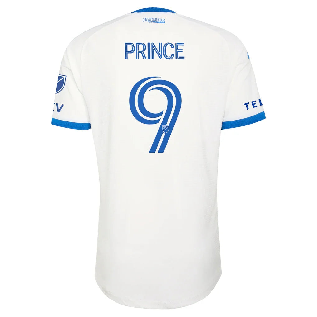 Prince Owusu CF Montreal adidas 2026 The Procure Jersey On-Field Authentic Patch Jersey - White