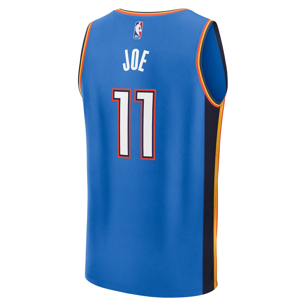 Isaiah Joe Oklahoma City Thunder Fanatics Fast Break Replica Player Jersey - Icon Edition - Blue