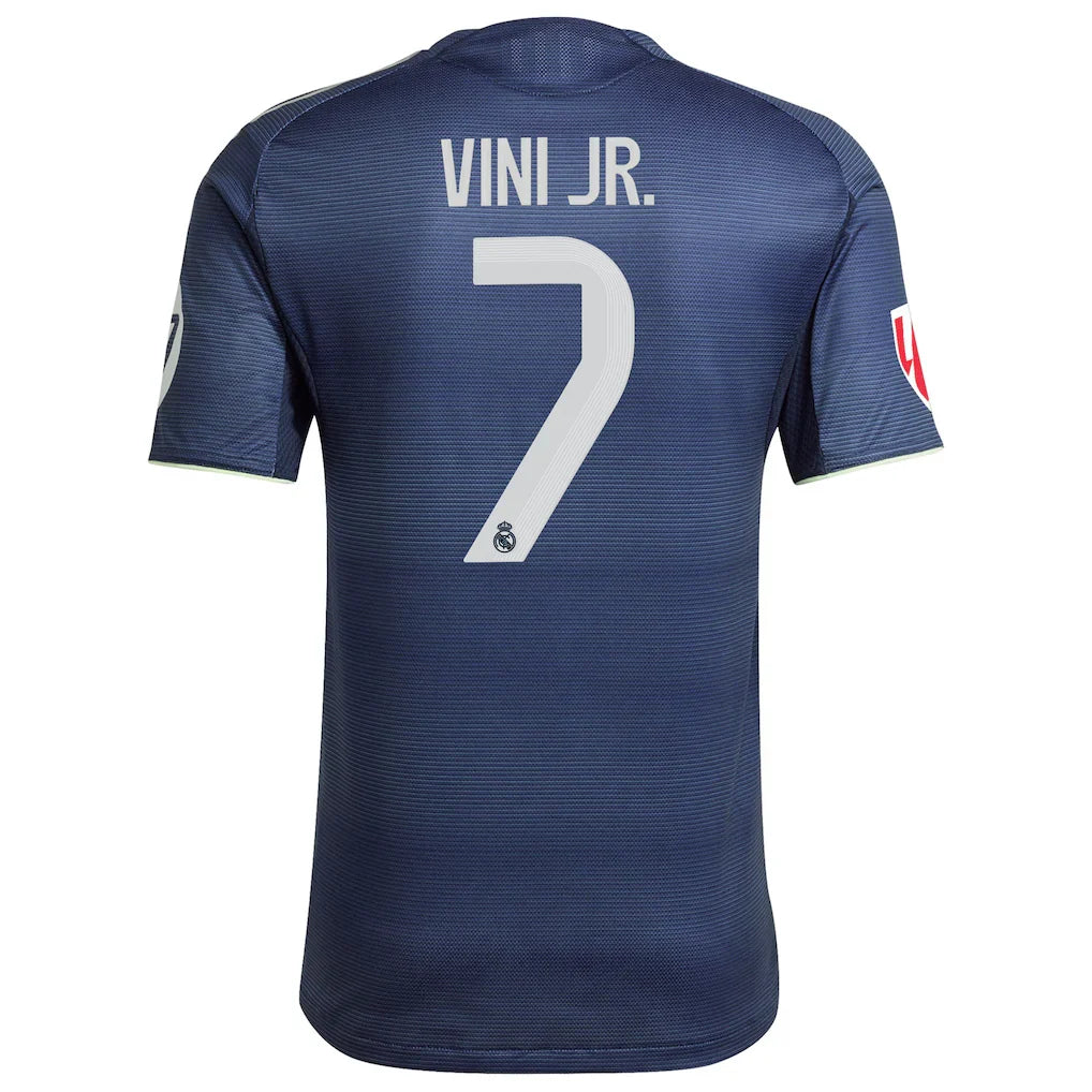 Vini Jr. Real Madrid adidas 2025/26 Away Authentic Player Jersey - Blue