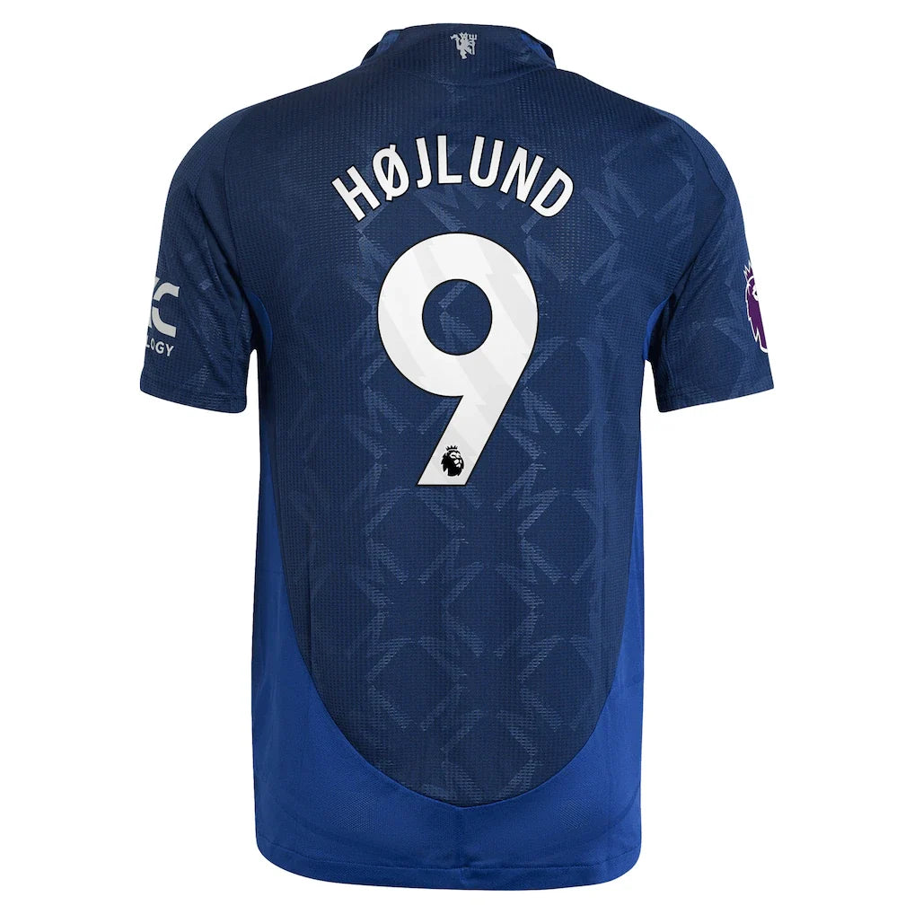 Rasmus Højlund Manchester United adidas 2024/25 Away Authentic Player Jersey - Navy