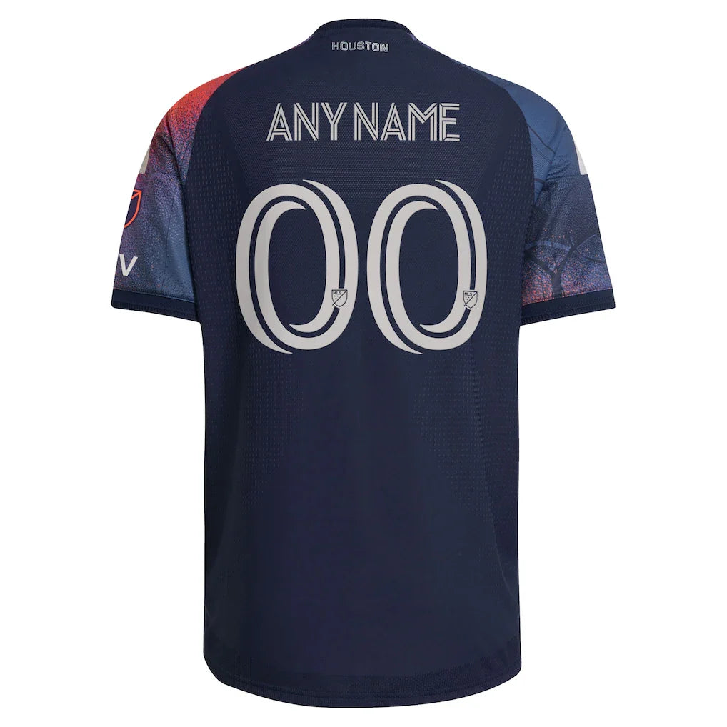 Houston Dynamo FC adidas 2026 Mission Control On-Field Authentic Patch Custom Jersey - Blue