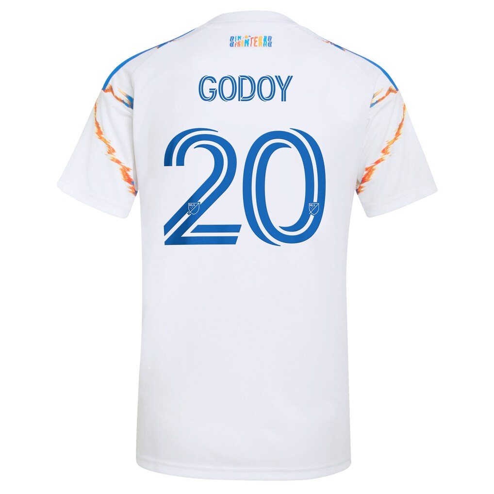 Anibal Godoy San Diego FC adidas Women's 2026 Celebration of Unprecedented Unity Kit Replica Jersey - White