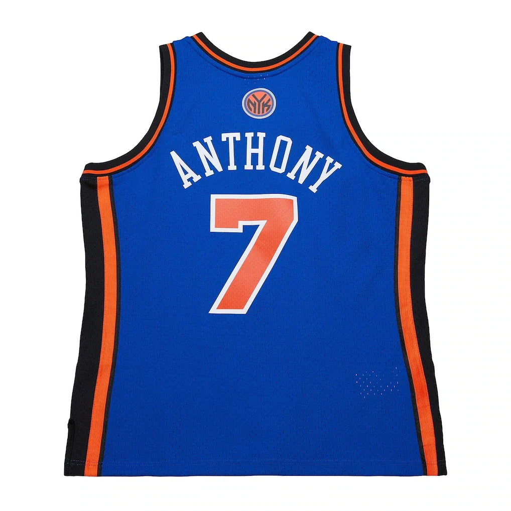 Carmelo Anthony New York Knicks Mitchell & Ness 2010/11 Swingman Jersey - Blue