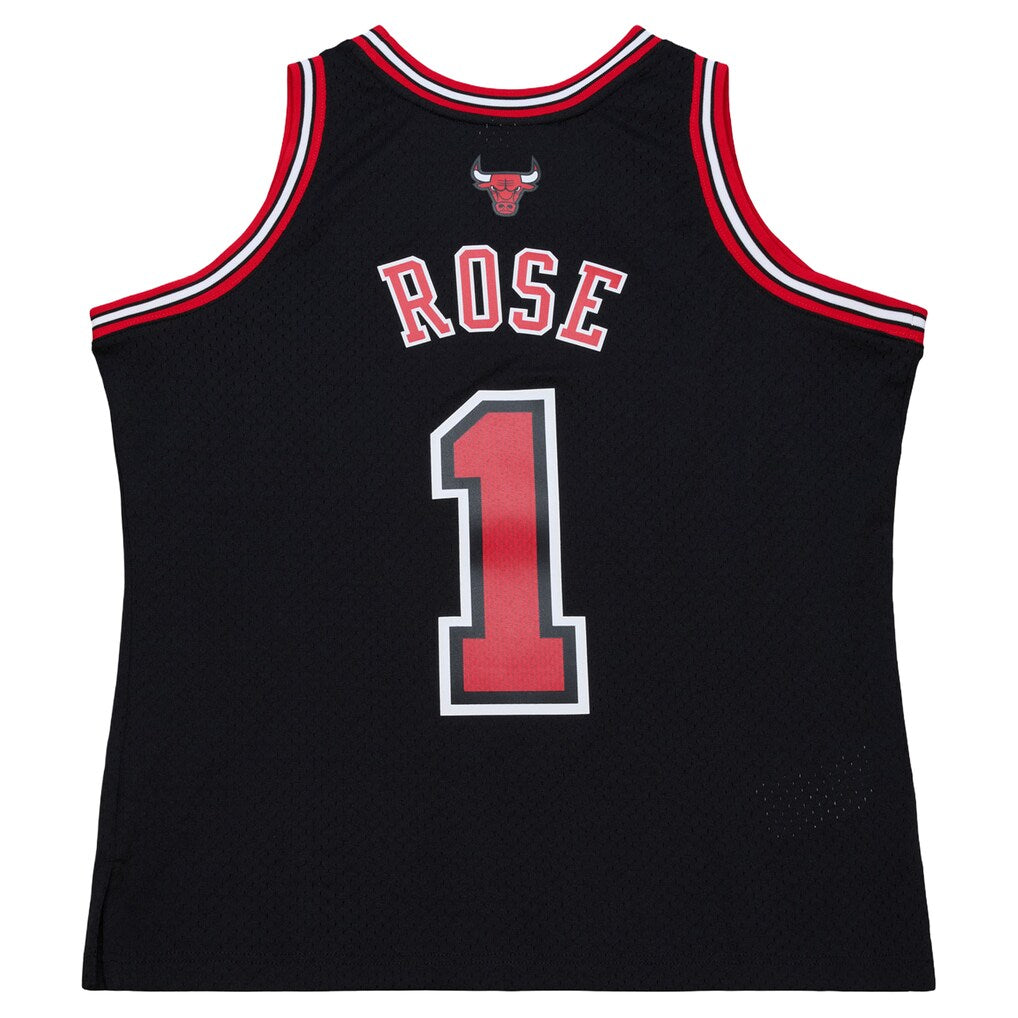 Derrick Rose Chicago Bulls Mitchell & Ness Big & Tall 2010/11 Swingman Jersey - Black