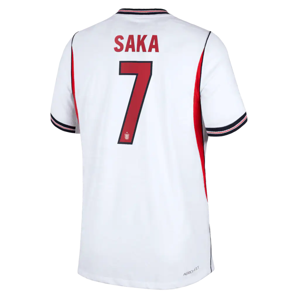 Bukayo Saka England National Team Nike 2026 Home Match Authentic Jersey - White