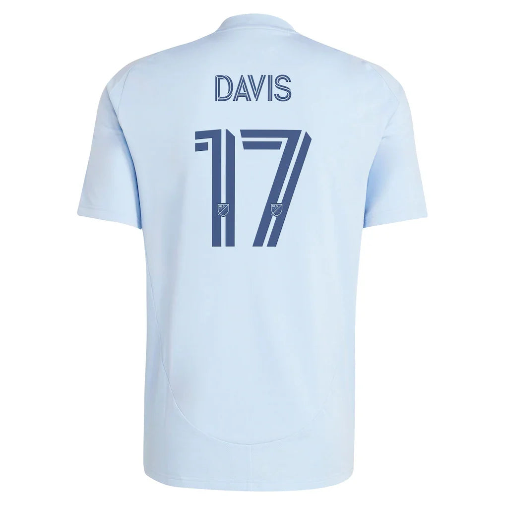 Jake Davis Sporting Kansas City adidas 2025 One KC Replica Player Jersey - Light Blue