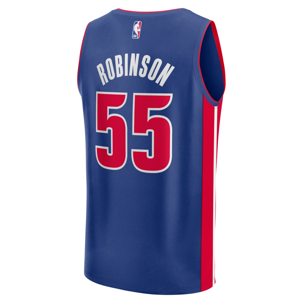 Duncan Robinson Detroit Pistons Fanatics Fast Break Jersey - Icon Edition - Blue