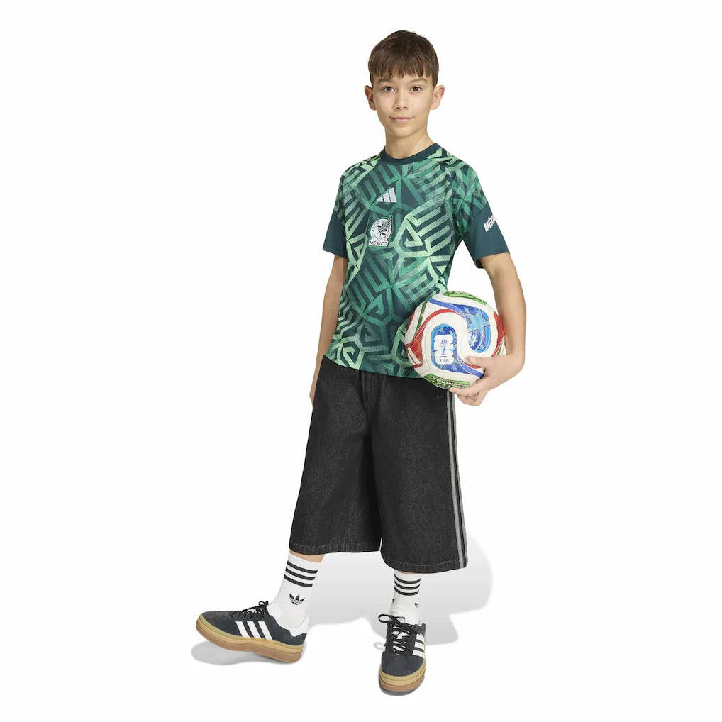 Mexico National Team adidas Youth 2026 Pre-Match Top - Green