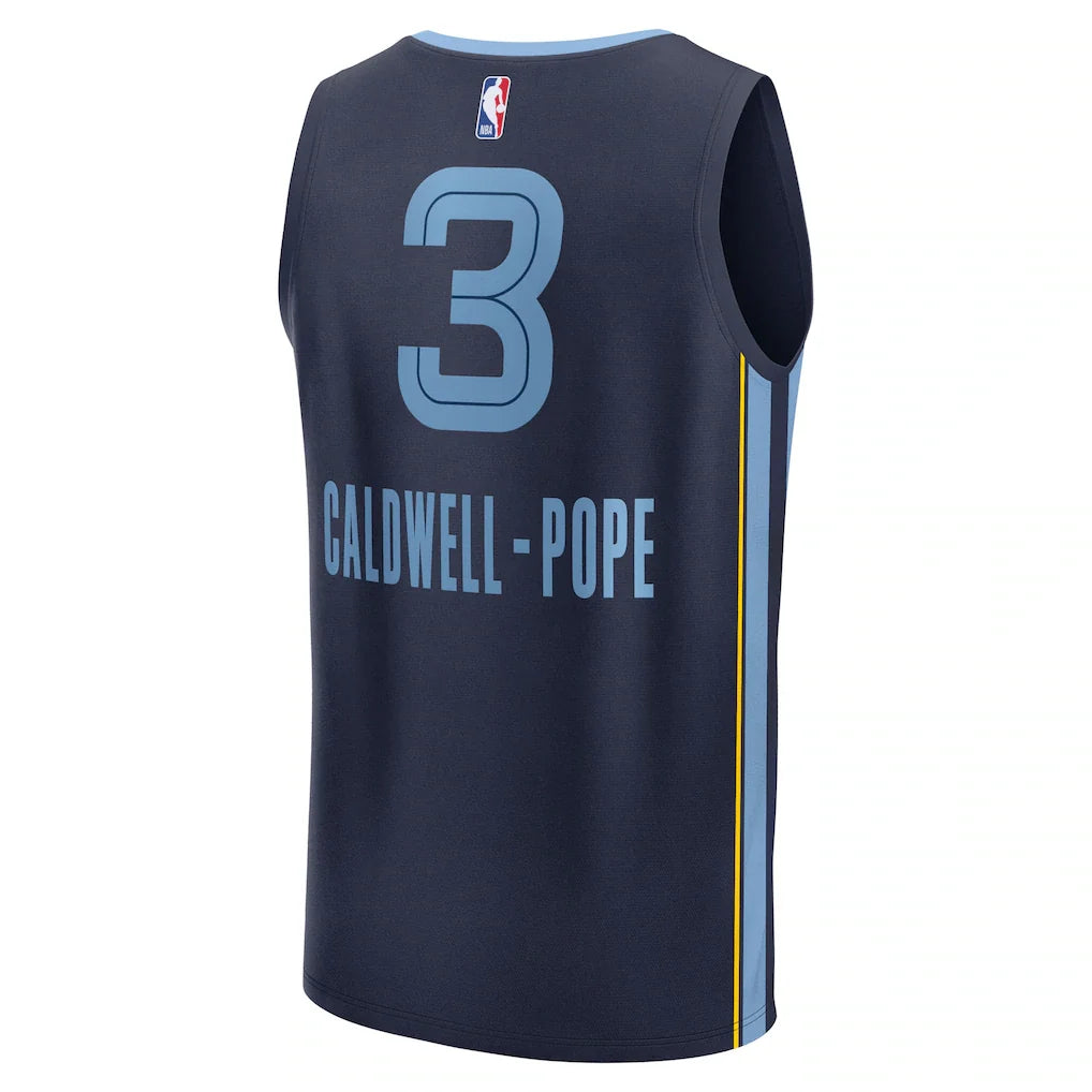 Kentavious Caldwell-Pope Memphis Grizzlies Fanatics Fast Break Replica Player Jersey - Icon Edition - Navy