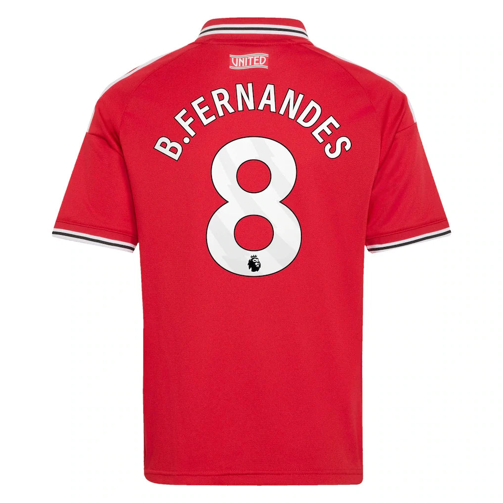 Bruno Fernandes Manchester United adidas Youth 2026/27 Home Replica Jersey - Red