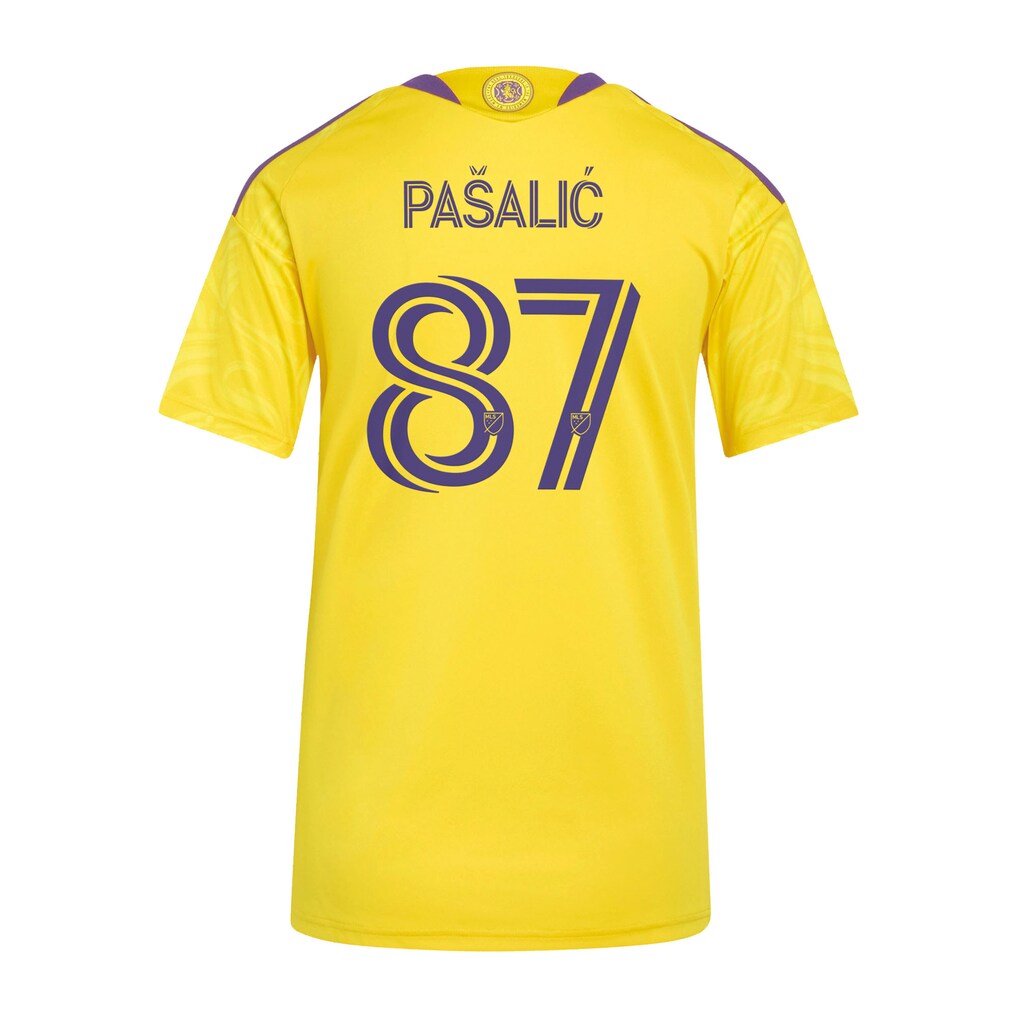 Marco Pašalić Orlando City SC adidas Women's 2026 Sunken Treasure Kit Replica Jersey - Gold