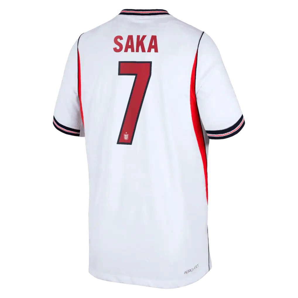 Bukayo Saka England National Team Nike Youth 2026 Home Match Authentic Jersey - White