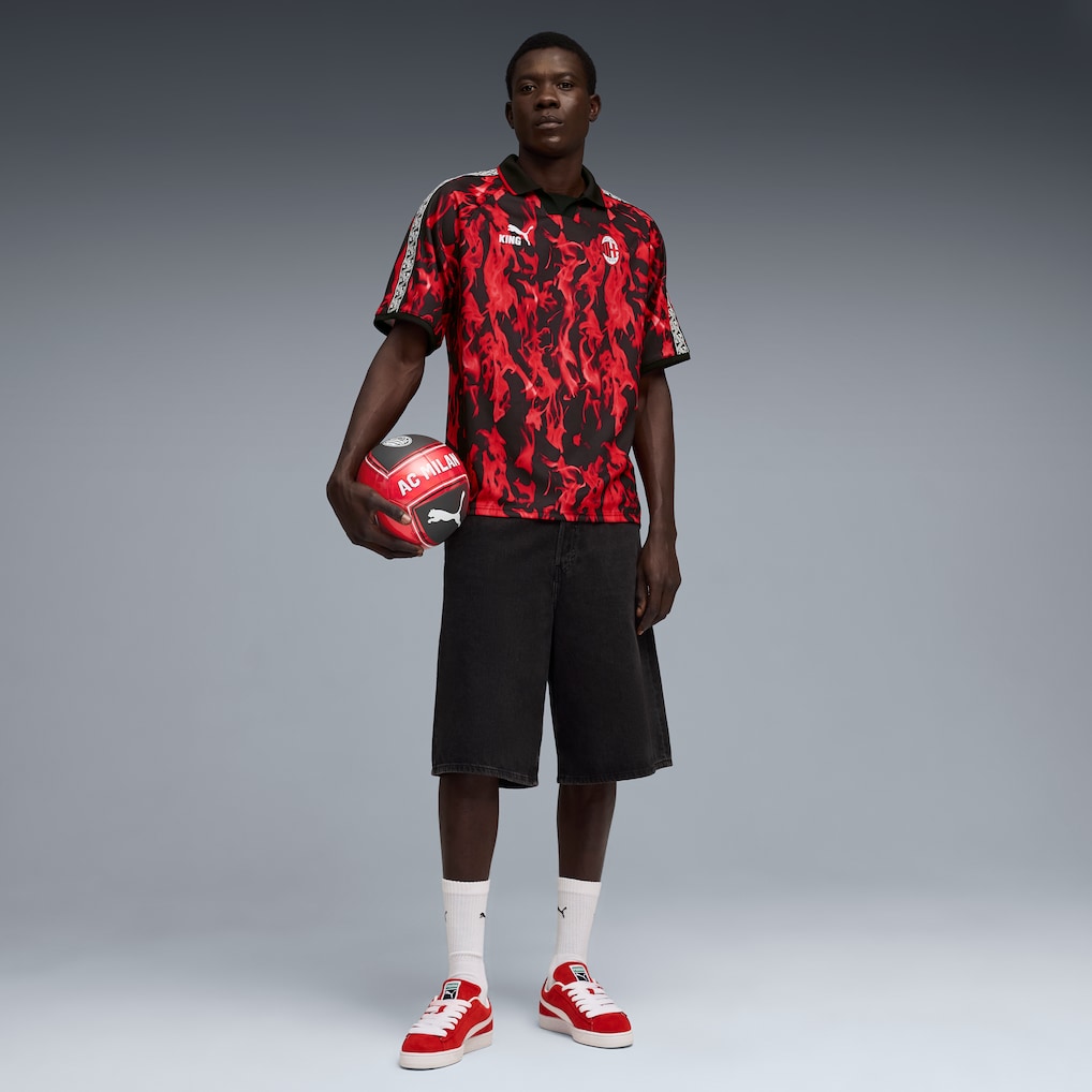 AC Milan Puma King Retro Jersey - Red