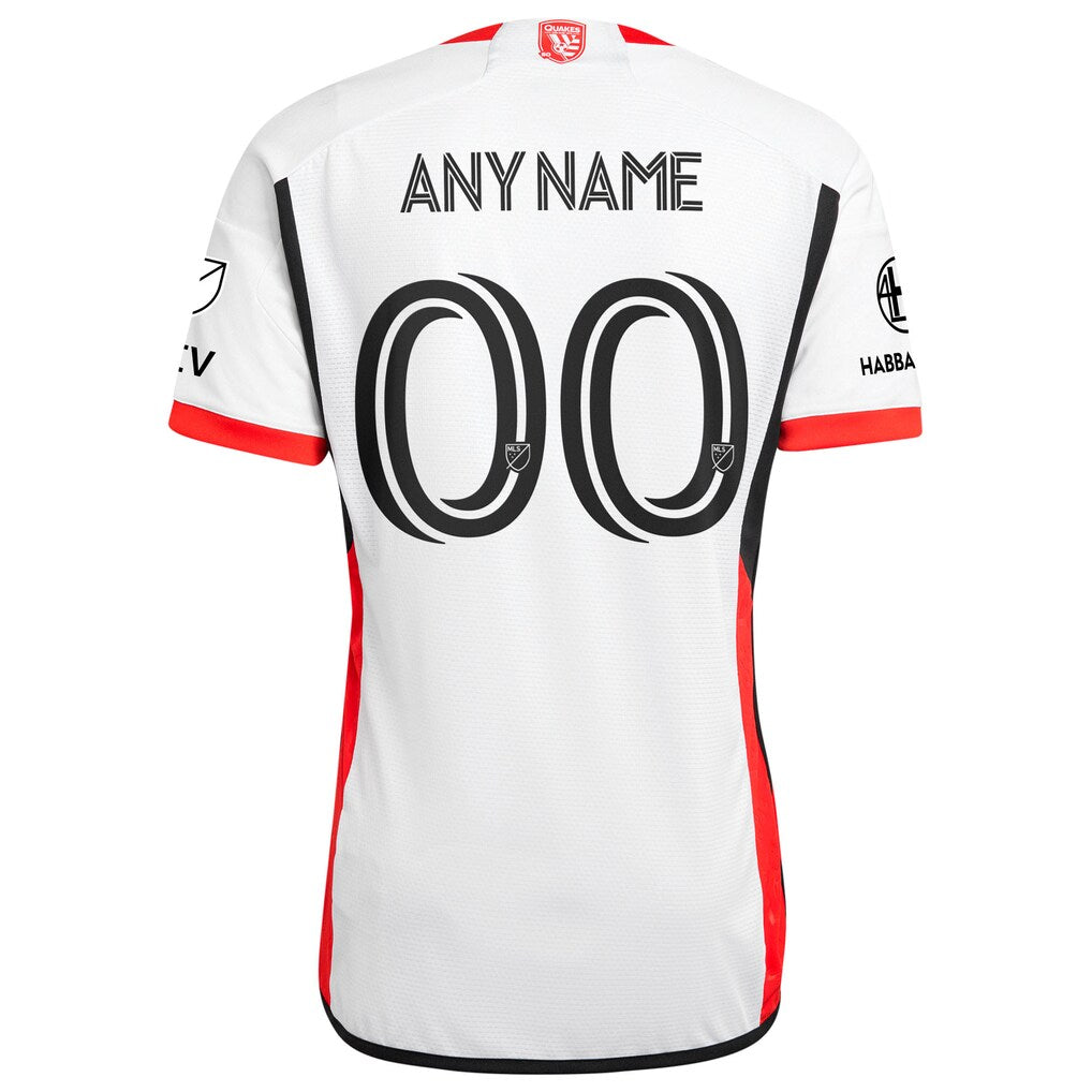 San Jose Earthquakes adidas 2025 The 50 Kit Authentic Custom Jersey - White