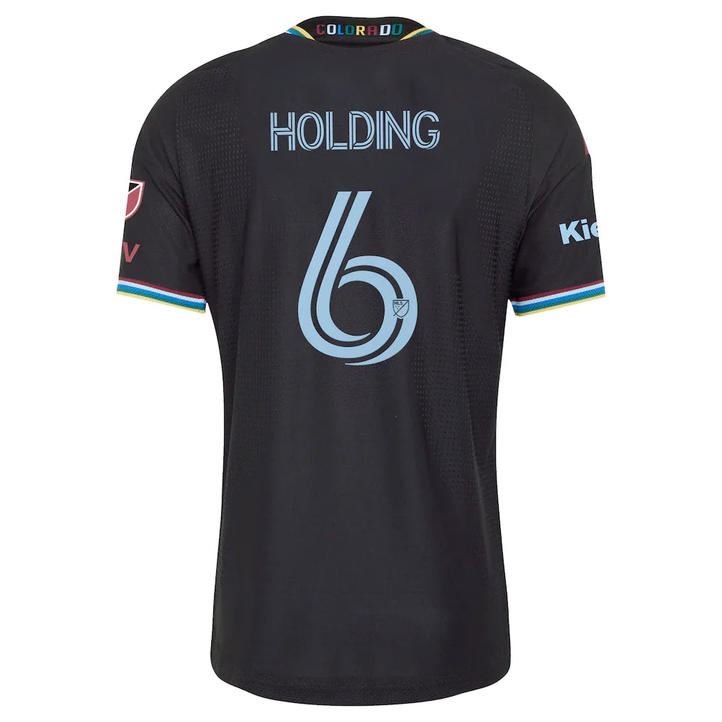 Rob Holding Colorado Rapids adidas 2026 Colorful Colorado On-Field Authentic Patch Jersey - Black