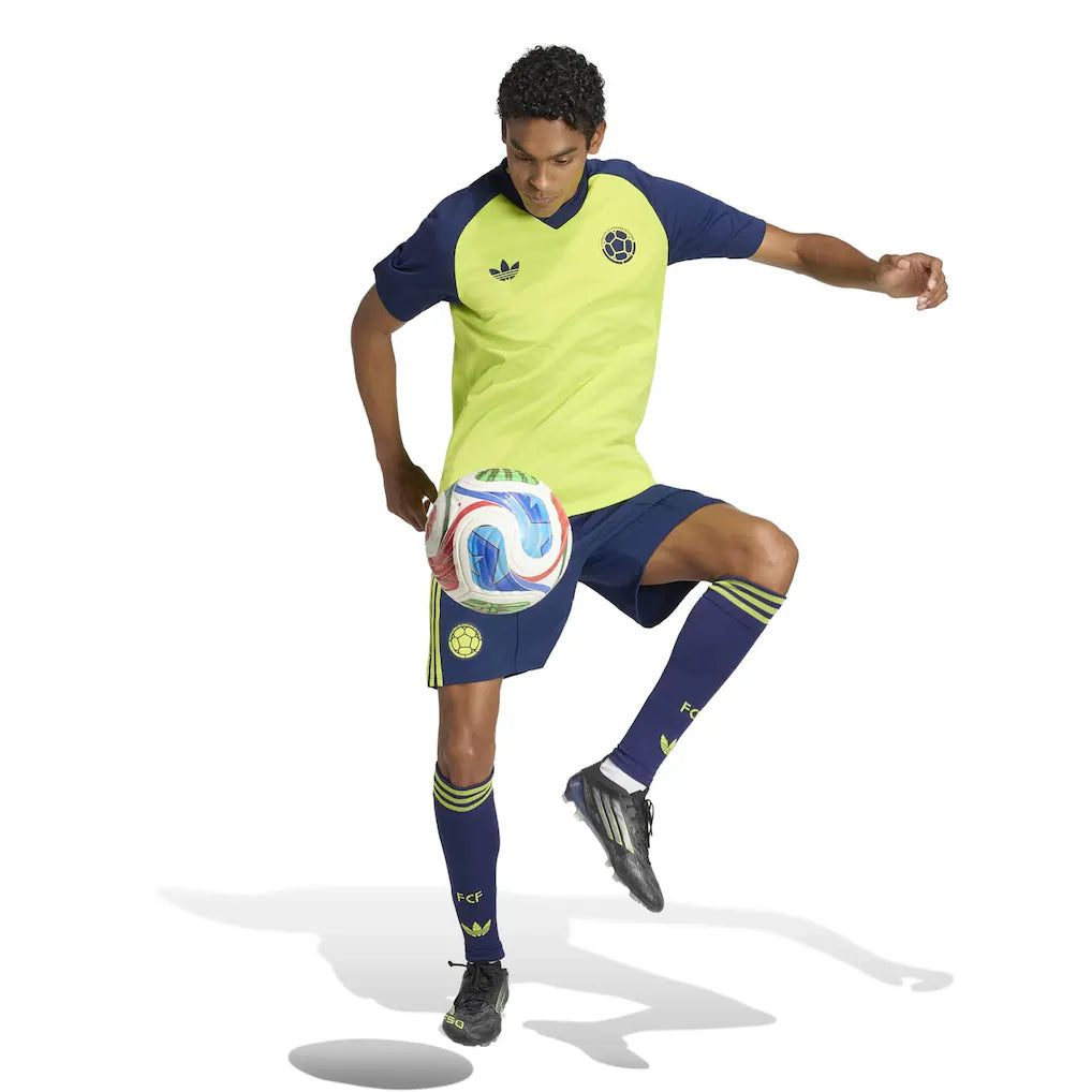 Colombia National Team adidas 2026 Pre-Match Top - Yellow