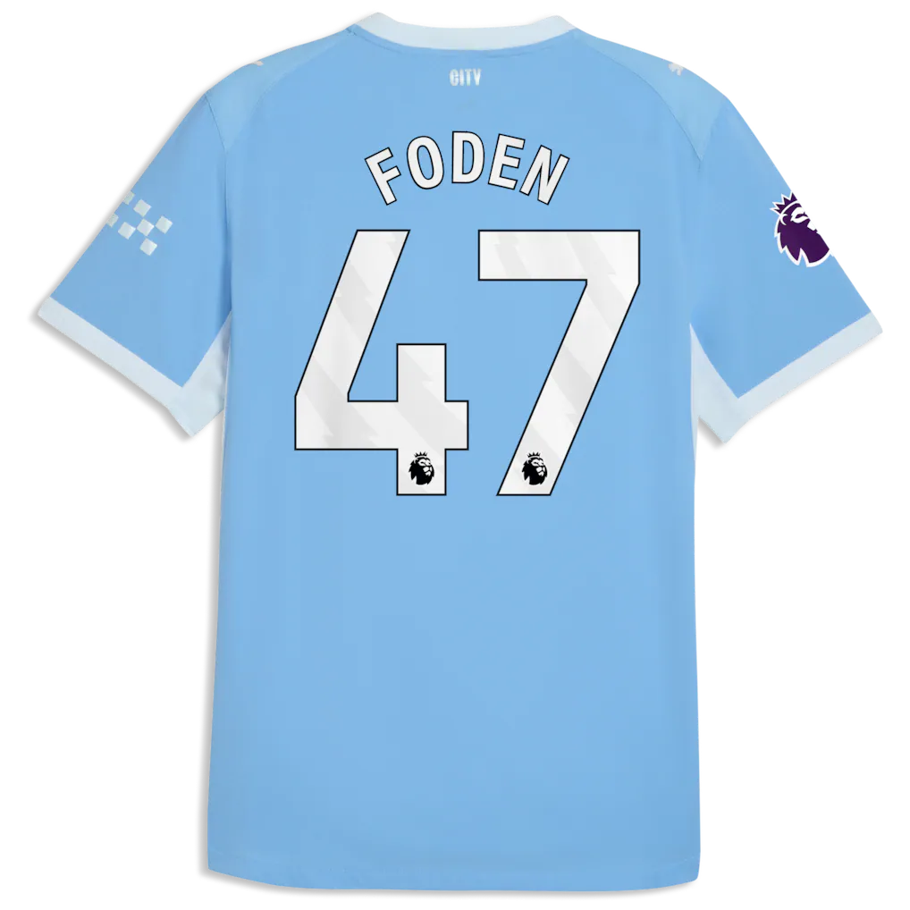 Phil Foden Manchester City Puma 2026/27 Home On-Field Authentic Jersey - Light Blue