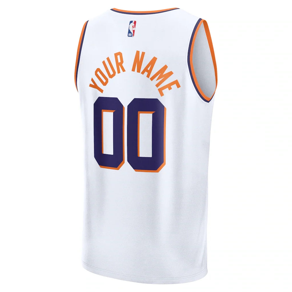 Phoenix Suns Fanatics Fast Break Custom Jersey - Association Edition - White